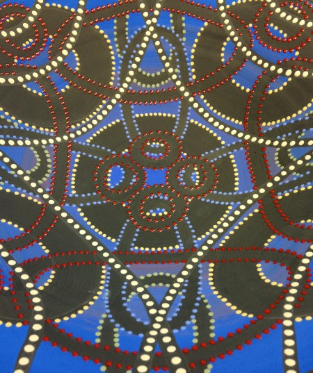 close up of unglazed bowl